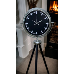 Mey İthalat® Krom Prime Modern Tripod Ayaklı Saat