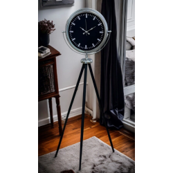 Mey İthalat® Krom Prime Modern Tripod Ayaklı Saat
