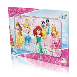 Mey İthalat® Ks Games 24 Parça  Princess Frame Puzzle