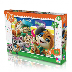 Mey İthalat®  KS Games 44 Cats 100 Parça Puzzle