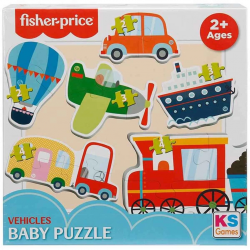 Mey İthalat®  KSFisherPriceBabyVehicles6in1Puzzle