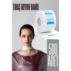 Mey İthalat® Kuaför Tıraş Boyun Bandı - Berber Boyun Bandı Tek Kullanımlık Boyun Bandı 500 Adet 721617