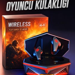 Mey İthalat®  Kulaklığı Gamer Kulaklık Yüksek Ses Kaliteli Gürültü Önleyici Yeni Nesil