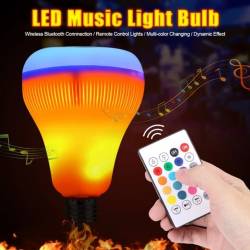 Mey İthalat®  Kumandalı Bluetooth Hoparlör Ampul LD-37