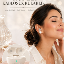 Mey İthalat® Küpeli Kablosuz Kulaklık Yeni Nesil Bluetooth Teknolojisi