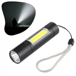 Mey İthalat®  Kutulu Mini El Feneri – Taşınabilir LED Kamp ve Acil Durum El ası Plastik Gövde