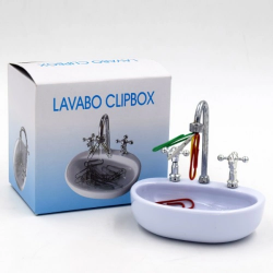 Mey İthalat® Lavabo Şeklinde Ataç Kutusu