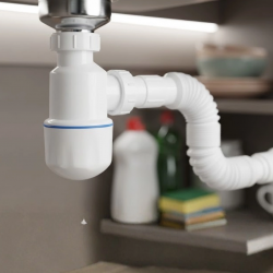 Mey İthalat® Lavabo Sifon Seti Esnek Borulu Koku Engelleyici Sızdırmaz ve Kolay Montajlı