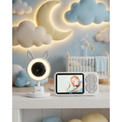 Mey İthalat® LCD Ekranlı Bebek İzleme Kamerası Ninnili Gece Görüşlü Güvenlik Sistemi