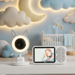 Mey İthalat® LCD Ekranlı Bebek İzleme Kamerası Ninnili Gece Görüşlü Güvenlik Sistemi