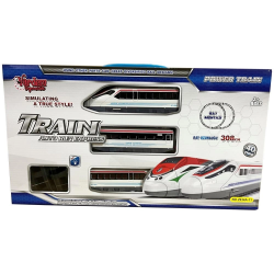 Mey İthalat® LE-2934A-11 40PCS ISIKLI 308CM HIZLI TREN SET-VRD