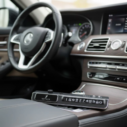 Mey İthalat® LED Ekranlı Nemlendirici Araç Park İletişim Numarası Gösterici