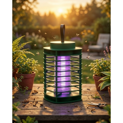 Mey İthalat® LED Sivrisinek Öldürücü Lamba Güçlü UV Işık ve Elektrikli Tuzak Sistemi