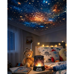 Mey İthalat® LED Yıldız Projeksiyon Lambası Romantik Oda Atmosfer Işığı