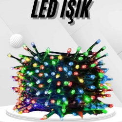 Mey İthalat® Ledli Fişli Led Dekor Lambası 5M RGB Yılbaşı Ağacı Işığı