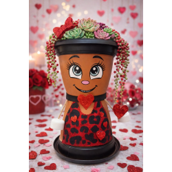 Mey İthalat® LEO Hanım Dekoratif Saksı 1,7 Litre