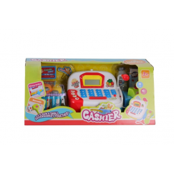 Mey İthalat® LF1018A HESAP MAKİNELİ MİKROFONLU SESLİ IŞIKLI YAZAR KASA MARKET SETİ