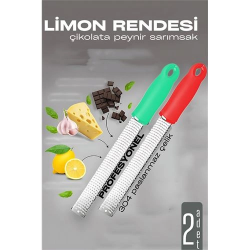 Mey İthalat® Limon Rendesi - Uzun Peynir Çikolata Sarımsak Rendesi 2 li set 721979