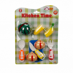 Mey İthalat®  Little Chef Kesme Tahtalı Sebze ve Meyve Seti