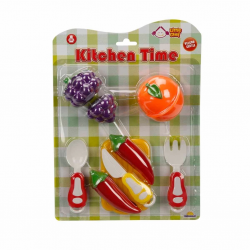Mey İthalat®  Little Chef Kesme Tahtalı Sebze ve Meyve Seti