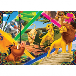 Mey İthalat® LK 113 Aslan Kral Puzzle 200 Parça - Ks Puzzle