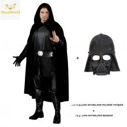 Mey İthalat® Luke Skywalker Pelerini Yetişkin Ve Maskesi
