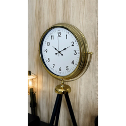 Mey İthalat® Luxury Gold Tripod Ayaklı Saat