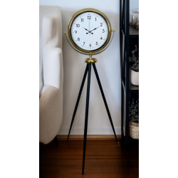 Mey İthalat® Luxury Gold Tripod Ayaklı Saat