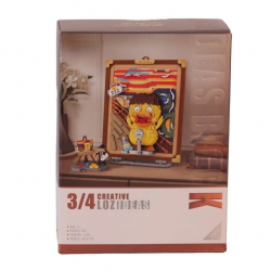 Mey İthalat® LZ-1288 ÖRDEK AHŞAP BOYAMA 893 PARÇA BLOCK OYUNCAK