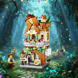 Mey İthalat® LZ-1641 LOZ FINDIK DÜKKANI 485 PARÇA BLOCK OYUNCAK