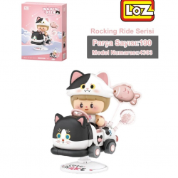 Mey İthalat® LZ-4303  HOLSTEİN CAT SALLANMA SÜRÜŞÜ 190 PARÇA BLOCK OYUNCAK