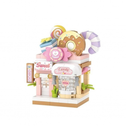 Mey İthalat® LZ-8604  ŞEKER DÜKKANI 150 PARÇA BLOCK OYUNCAK MİNİ POŞET