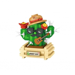 Mey İthalat® LZ-8833  KAKTÜS 380 PARÇA BLOCK OYUNCAK