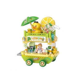Mey İthalat® LZ-8856  LİMON ARABASI 310 PARÇA BLOCK OYUNCAK