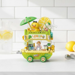 Mey İthalat® LZ-8856  LİMON ARABASI 310 PARÇA BLOCK OYUNCAK