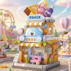 Mey İthalat® LZ-8868 ATIŞTIRMALIK DÜKKANI 410 PARÇA BLOCK OYUNCAK