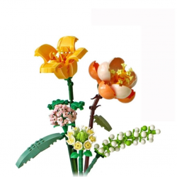 Mey İthalat® LZ1658 'Güneşli ve Enerjik Turuncu'' 456 Parça Yapım Seti