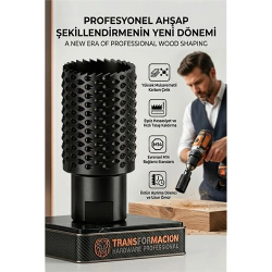 Mey İthalat® M14 29 mm Panç Törpü Agresif Ahşap Oyma Freze | Avuç Taşlama Uyumlu Şekillendirici 723040