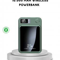 Mey İthalat® MagSafe Powerbank Kablosuz Şarjlı ve 22.5W Hızlı Şarj Destekli