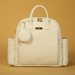 Mey İthalat®   Maia Anne Bebek Bakım Sırt Çantası 7310 Krem