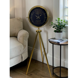 Mey İthalat® Majestic Gold Tripod Ayaklı Salon Saati