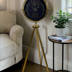 Mey İthalat® Majestic Gold Tripod Ayaklı Salon Saati
