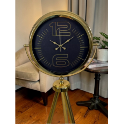 Mey İthalat® Majestic Gold Tripod Ayaklı Salon Saati