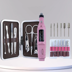 Mey İthalat® Manikür Pedikür Seti İkili Set El ve Ayak Bakımı Nasır Temizleme Protez Tırnak Çıkarma