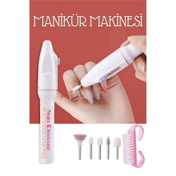 Mey İthalat® Manikür Pedikür Tırnak Törpü Seti Pilli 715973