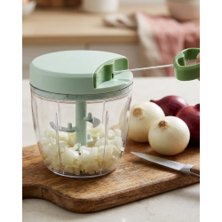 Mey İthalat® Manuel İpli Sebze Doğrayıcı Çok Bıçaklı Pratik Mutfak Blenderı