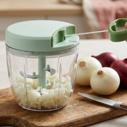 Mey İthalat® Manuel İpli Sebze Doğrayıcı Çok Bıçaklı Pratik Mutfak Blenderı