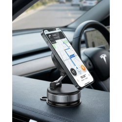 Mey İthalat® Manyetik Araç Telefon Tutucu 360° Döner Katlanabilir Telefon Standı