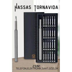 Mey İthalat® Manyetik Hassas Tornavida Seti Saat Elektronik Telefon Tamir Tornavidası 721248