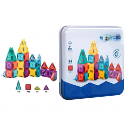 Mey İthalat® Manyetik Puzzle 3,75 cm 34 Parça